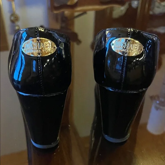 Michael Kors Black Patent Leather Heels - Picture 2 of 7